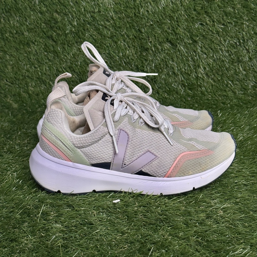 Veja Condor 2 Alveomesh Womens Size 8 White Green Running Walking Shoes Sneakers
